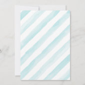 Uitnodiging onder het thema douche in april (Achterkant)