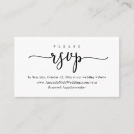 Uitnodiging online RSVP, Wedding Website Kaart