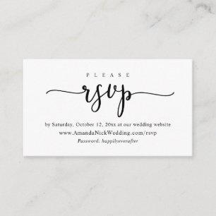 Uitnodiging online RSVP, Wedding Website Kaart