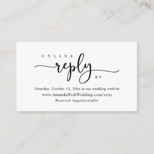 Uitnodiging online RSVP, Wedding Website Kaart