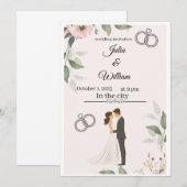 Uitnodiging Ons Liefdesverhaal (Voorkant / Achterkant)