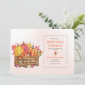 uitnodiging oogsttijd (Staand voorkant)