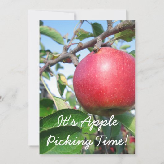 uitnodiging oogsttijd (Voorkant)