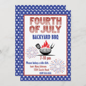 uitnodiging op 4 juli (Voorkant / Achterkant)