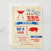 uitnodiging op 4 juli BBQ (Voorkant)