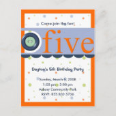 Uitnodiging op 5 oktober 2005 (Voorkant)