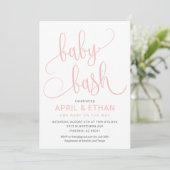 Uitnodiging op basis van baby, Uitnodiging voor st (Staand voorkant)
