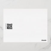 Uitnodiging op basis van klassieke tekst van Elega (Achterkant)