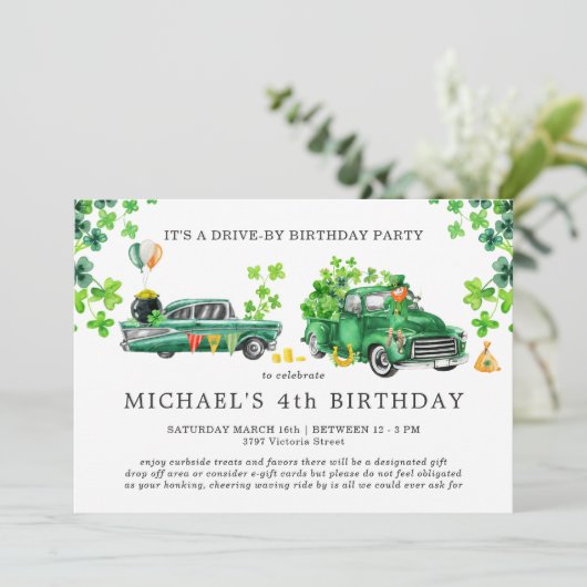 Uitnodiging op dag van dag tot dag van sociale afv (Staand voorkant)