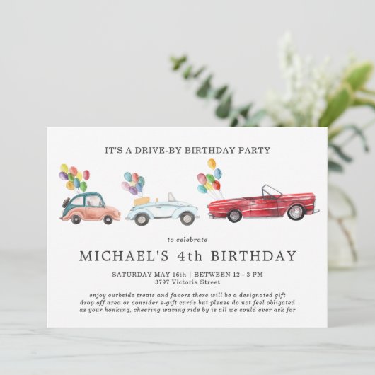 Uitnodiging op dag van dag tot dag van sociale afv (Staand voorkant)