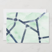 Uitnodiging op dag van dag tot dag van sociale afv (Achterkant)