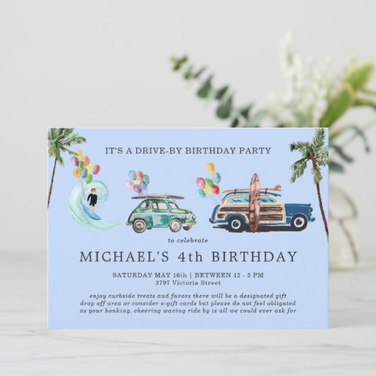 Uitnodiging op dag van dag tot dag van sociale afv (Staand voorkant)