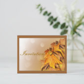 Uitnodiging op dag van Thanksgiving (Staand voorkant)