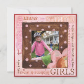 uitnodiging op de dag van aanneming (Voorkant)