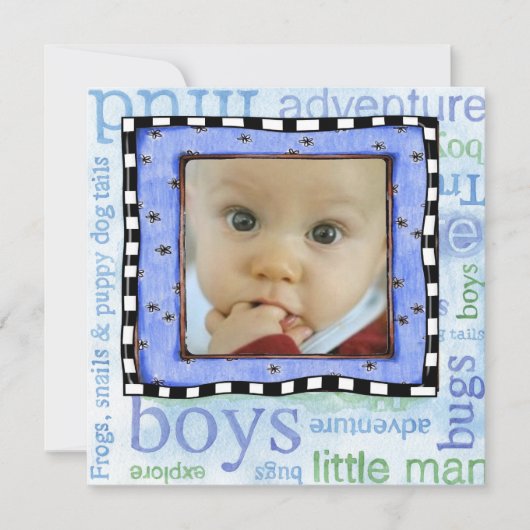 uitnodiging op de dag van aanneming (Voorkant)