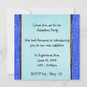 uitnodiging op de dag van aanneming (Achterkant)