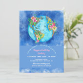 Uitnodiging op de Dag van de Aarde (Staand voorkant)