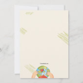 Uitnodiging op de Dag van de Aarde (Achterkant)