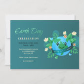 Uitnodiging op de Dag van de Aarde (Voorkant)