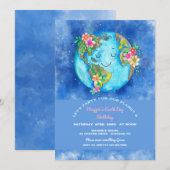 Uitnodiging op de Dag van de Aarde (Voorkant / Achterkant)