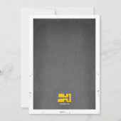 Uitnodiging op de dag van de arbeid (Achterkant)