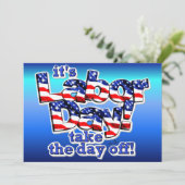 Uitnodiging op de Dag van de Arbeid (Staand voorkant)