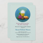 Uitnodiging op de dag van de dag (Voorkant / Achterkant)