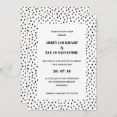 Uitnodiging op de dag van de dag van de moderne br (Voorkant / Achterkant)