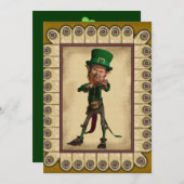 Uitnodiging op de dag van Saint Patrick (Voorkant / Achterkant)