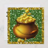 Uitnodiging op de dag van Saint Patrick (Voorkant / Achterkant)