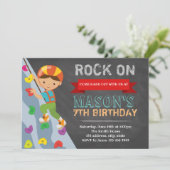 Uitnodiging op de klim (Staand voorkant)