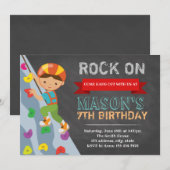 Uitnodiging op de klim (Voorkant / Achterkant)