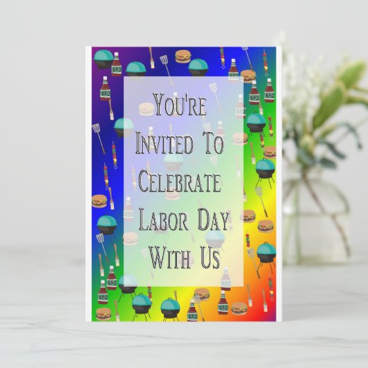 Uitnodiging op de werkdag (Staand voorkant)