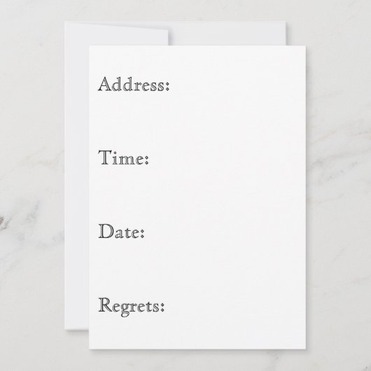 Uitnodiging op de werkdag (Achterkant)