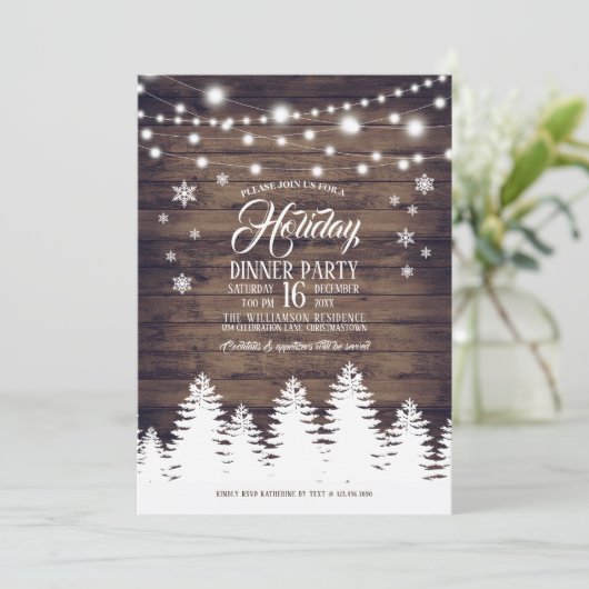 Uitnodiging op feestdag in Roestland (Staand voorkant)