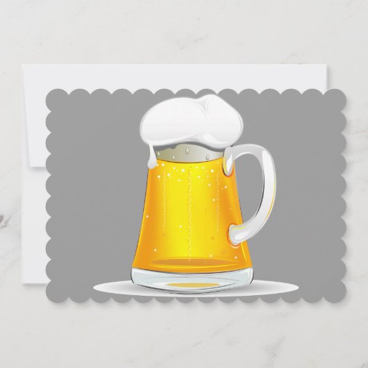 Uitnodiging op feestdag van het bedrijf. (Achterkant)