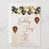 uitnodiging op geboortedag (Voorkant)