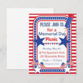 Uitnodiging op herdenkingsdag (Voorkant / Achterkant)