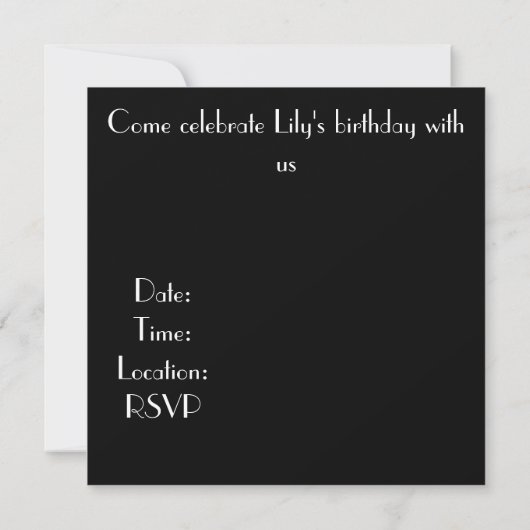 Uitnodiging op hoog niveau (Achterkant)