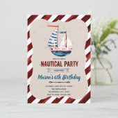 Uitnodiging op jaardag (Staand voorkant)