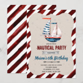 Uitnodiging op jaardag (Voorkant / Achterkant)