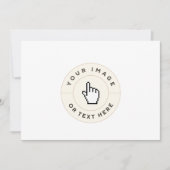 Uitnodiging - op maat (afbeelding/tekst toevoegen) (Voorkant)