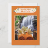 Uitnodiging op Spa Day (Voorkant)