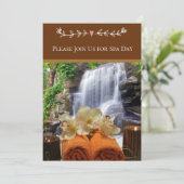 Uitnodiging op Spa Day (Staand voorkant)