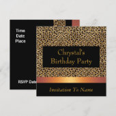 Uitnodiging op uitnodiging op dag (Voorkant / Achterkant)