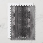 Uitnodiging op uitnodiging van Rustic Mason Jar Br (Achterkant)