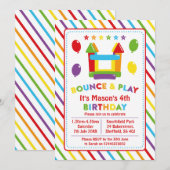 Uitnodiging op verjaardagsfeest (Voorkant / Achterkant)