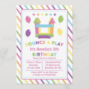 Uitnodiging op verjaardagsfeest