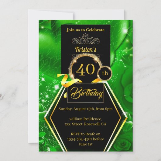  uitnodiging op zaterdag (Voorkant)