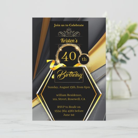  uitnodiging op zaterdag (Staand voorkant)